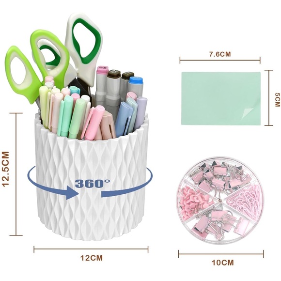 3Pcs 360° Rotating Desk Organizer - Picture 1 of 5
